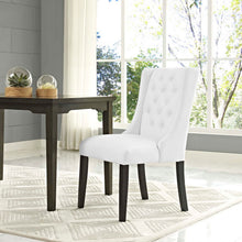 Load image into Gallery viewer, Baronet Button Tufted Vegan Leather Dining Chair by Modway
