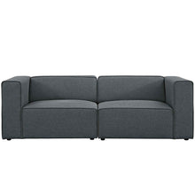 Load image into Gallery viewer, Mingle 2 Piece Upholstered Fabric Sectional Sofa Set by Modway