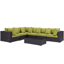 Load image into Gallery viewer, Convene 7 Piece Outdoor Patio Sectional Set by Modway