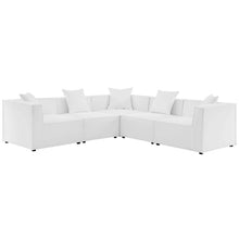 Load image into Gallery viewer, Saybrook 5-Piece Outdoor Patio Upholstered Sectional Sofa by Modway