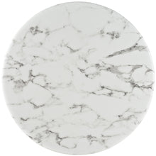 Load image into Gallery viewer, Lippa 28" Round Faux Marble Bar Table by Modway