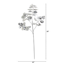 Load image into Gallery viewer, 25" Metallic Eucalyptus Artificial Plant (Set of 24)