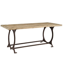 Load image into Gallery viewer, Effuse Rectangle Wood Top Dining Table by Modway