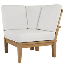 Load image into Gallery viewer, Marina Outdoor Patio Teak Corner Sofa by Modway