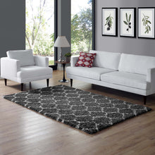 Load image into Gallery viewer, Solvea Moroccan Trellis 5x8 Shag Area Rug by Modway