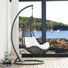 Load image into Gallery viewer, Abate Wicker Rattan Outdoor Patio Swing Chair by Modway