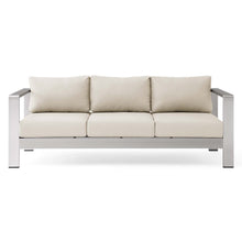 Load image into Gallery viewer, Shore Outdoor Patio Aluminum Sofa by Modway