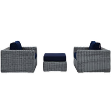 Load image into Gallery viewer, Summon 3 Piece Outdoor Patio Sunbrella¨ Sectional Set by Modway