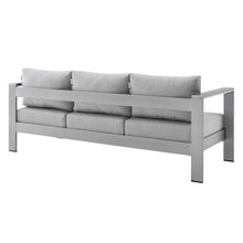 Load image into Gallery viewer, Shore 7 Piece Sunbrella¨ Fabric Outdoor Patio Aluminum Set by Modway