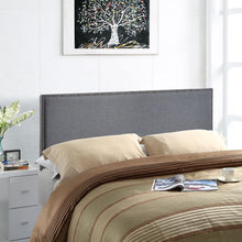 Load image into Gallery viewer, Region Nailhead Upholstered Queen Headboard by Modway