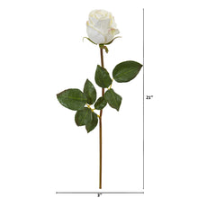 Load image into Gallery viewer, 21" Rose Bud Artificial Flower (Set of 6)