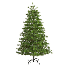 Load image into Gallery viewer, 7' Yukon Mixed Pine Artificial Christmas Tree with 1104 Bendable Branches