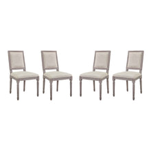Load image into Gallery viewer, Court Upholstered Fabric Dining Side Chair Set of 4 by Modway