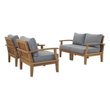 Load image into Gallery viewer, Marina 4 Piece Outdoor Patio Teak Set by Modway