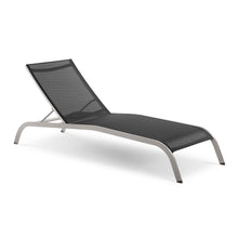 Load image into Gallery viewer, Savannah Mesh Chaise Outdoor Patio Aluminum Lounge Chair by Modway