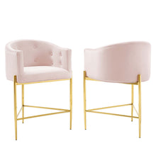Load image into Gallery viewer, Savour Tufted Performance Velvet Counter Stool Set of 2 by Modway