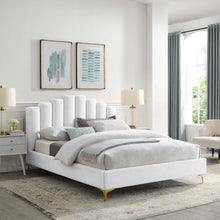 Load image into Gallery viewer, Olivia Performance Velvet Queen Platform Bed by Modway