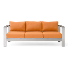 Load image into Gallery viewer, Shore Outdoor Patio Aluminum Sofa by Modway