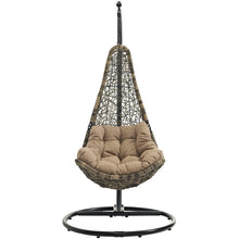 Load image into Gallery viewer, Abate Wicker Rattan Outdoor Patio Swing Chair by Modway