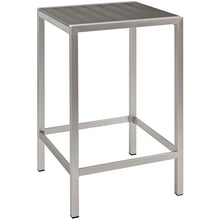 Load image into Gallery viewer, Shore 3 Piece Outdoor Patio Aluminum Pub Set by Modway
