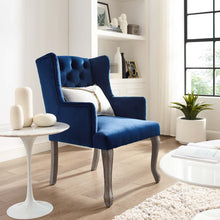 Load image into Gallery viewer, Realm French Vintage Dining Performance Velvet Armchair by Modway