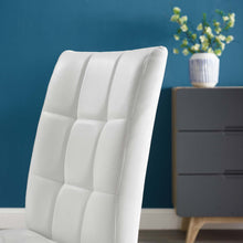 Load image into Gallery viewer, Promulgate Biscuit Tufted Upholstered Faux Leather Dining Side Chair Set of 2 by Modway