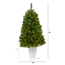Load image into Gallery viewer, 50' Virginia Fir Artificial Christmas Tree w/ 100 Clear Lights & 223 Bendable