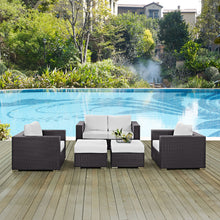 Load image into Gallery viewer, Convene 5 Piece Outdoor Patio Sofa Set by Modway