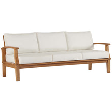 Load image into Gallery viewer, Marina Outdoor Patio Teak Sofa by Modway