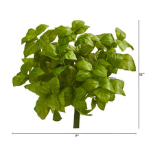 Load image into Gallery viewer, 11" Basil Artificial Plant (Set of 6)