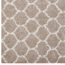 Load image into Gallery viewer, Solvea Moroccan Trellis 5x8 Shag Area Rug by Modway