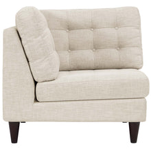 Load image into Gallery viewer, Empress Upholstered Fabric Corner Sofa by Modway