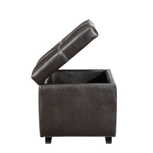 Load image into Gallery viewer, Treasure Upholstered Vinyl Ottoman by Modway