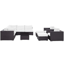 Load image into Gallery viewer, Convene 10 Piece Outdoor Patio Sectional Set by Modway