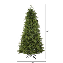 Load image into Gallery viewer, 7.5' Vancouver Fir 'Natural Look' Artificial Christmas Tree w/ 600 Clear LED