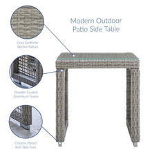 Load image into Gallery viewer, Aura Outdoor Patio Wicker Rattan Side Table by Modway