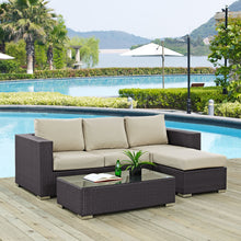 Load image into Gallery viewer, Convene 3 Piece Outdoor Patio Sofa Set by Modway