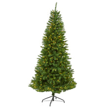 Load image into Gallery viewer, 6.5' Green Valley Fir Artificial Christmas Tree w/ 350 Clear LED Lights