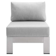 Load image into Gallery viewer, Shore 3 Piece Sunbrella¨ Fabric Outdoor Patio Aluminum Set by Modway