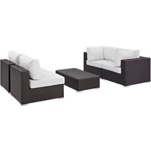 Load image into Gallery viewer, Convene 5 Piece Outdoor Patio Sectional Set by Modway