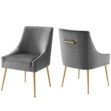 Load image into Gallery viewer, Discern Upholstered Performance Velvet Dining Chair Set of 2 by Modway