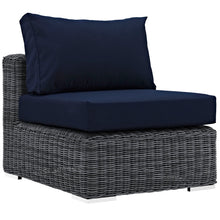 Load image into Gallery viewer, Summon 7 Piece Outdoor Patio Sunbrella¨ Sectional Set by Modway