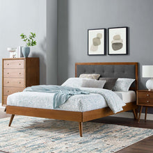 Load image into Gallery viewer, Willow Wood King Platform Bed With Splayed Legs by Modway