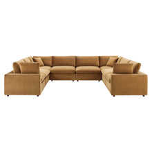 Load image into Gallery viewer, Commix 8-Piece Down Filled Overstuffed Performance Velvet Sectional Sofa by Modway