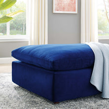 Load image into Gallery viewer, Commix Down Filled Overstuffed Performance Velvet Ottoman by Modway