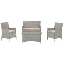 Load image into Gallery viewer, Bridge 4 Piece Outdoor Patio Patio Conversation Set by Modway