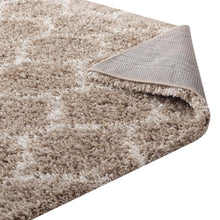 Load image into Gallery viewer, Solvea Moroccan Trellis 5x8 Shag Area Rug by Modway