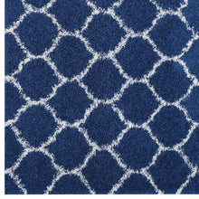 Load image into Gallery viewer, Solvea Moroccan Trellis 5x8 Shag Area Rug by Modway