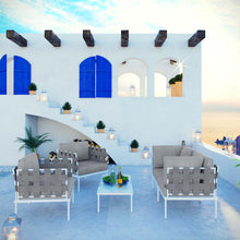 Load image into Gallery viewer, Harmony 5Piece Outdoor Patio Aluminum Sectional Sofa Set by Modway