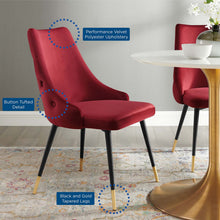 Load image into Gallery viewer, Adorn Tufted Performance Velvet Dining Side Chair by Modway